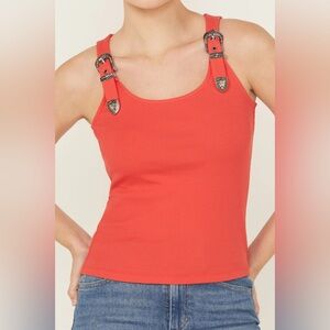 Idyllwind Women's Wylie Rib Knit Buckle Tank